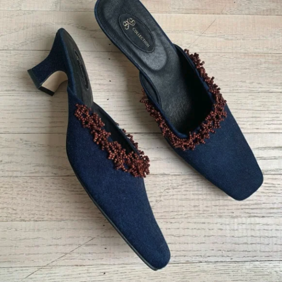 Denim Detail Shoes